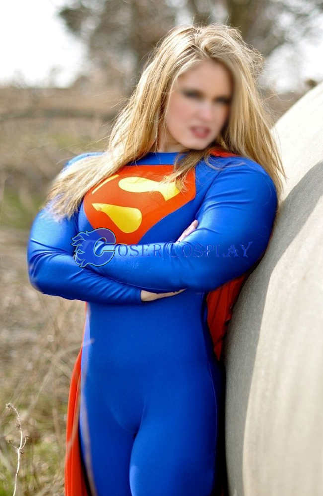 Supergirl Cosplay Plus Size Halloween Costumes New